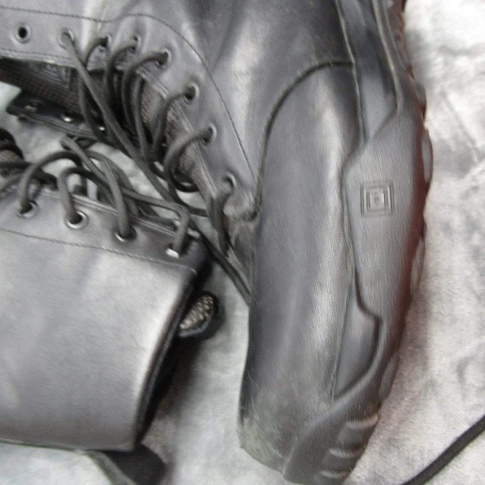 5.11 Tactical Work Boots Mens 12 Black Series‎ A/T 8 HD Leather Lace-Up Outdoor